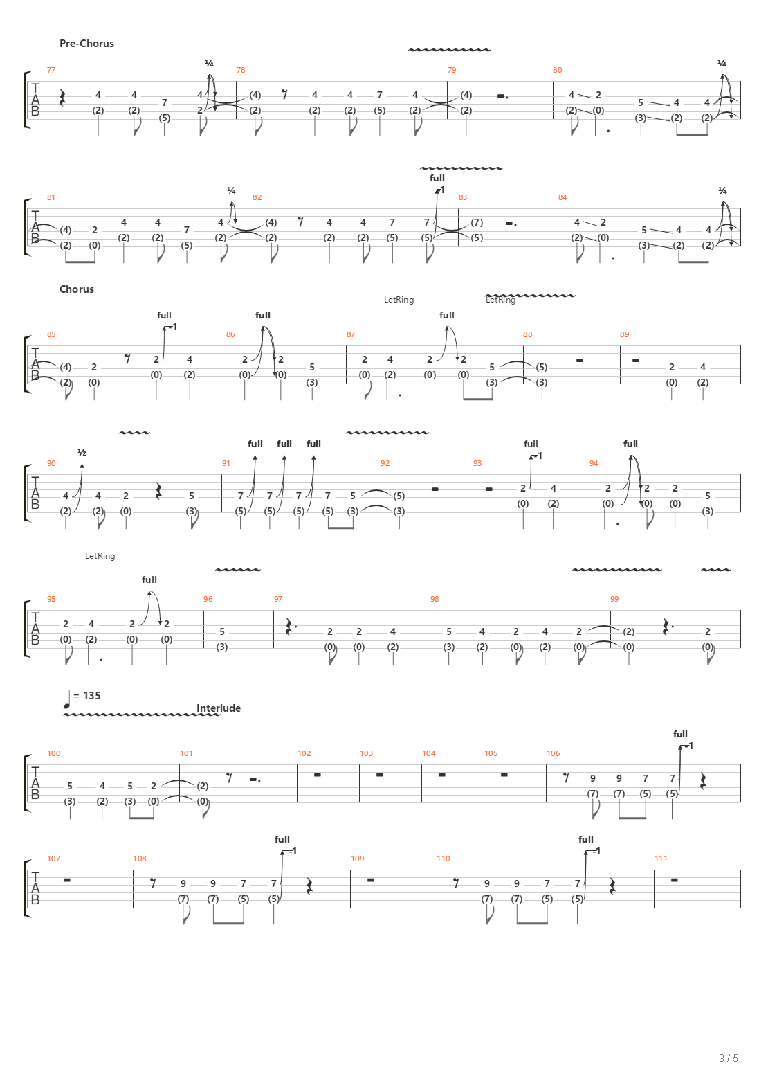 13吉他谱