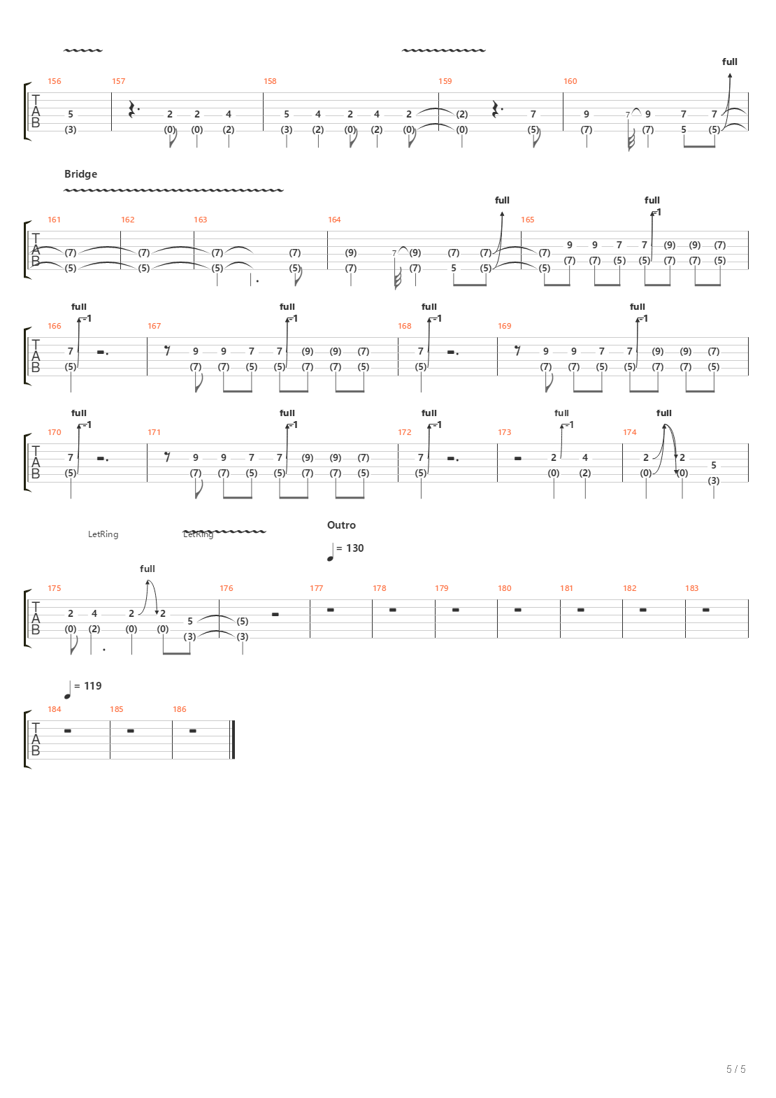 13吉他谱