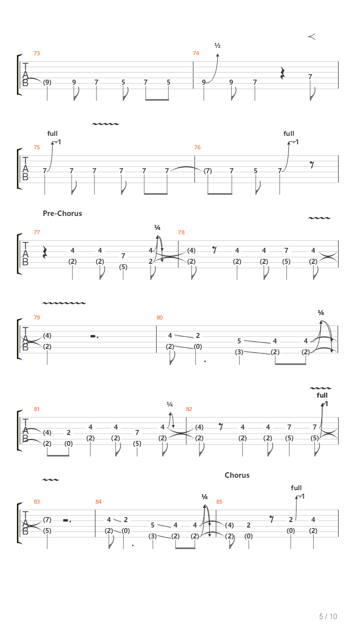 13吉他谱