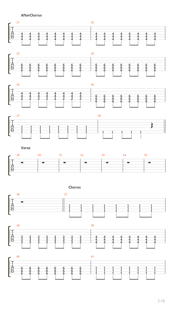 Ga Ga吉他谱