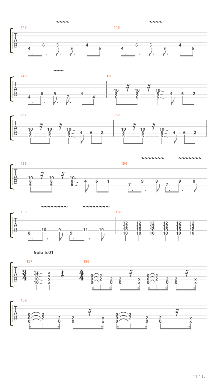 Hell And Back吉他谱