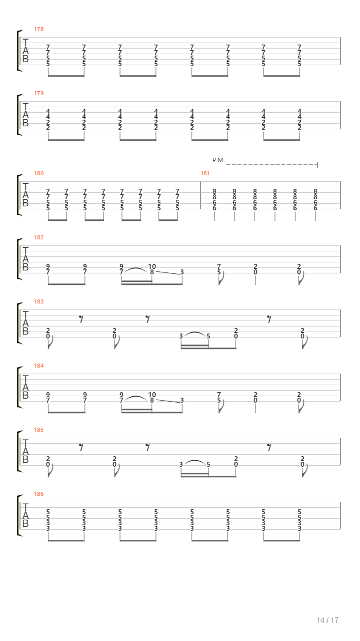 Hell And Back吉他谱