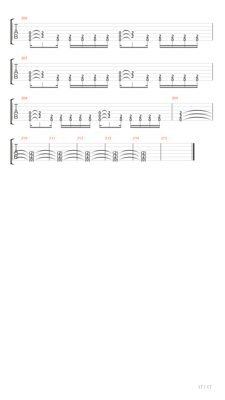 Hell And Back吉他谱