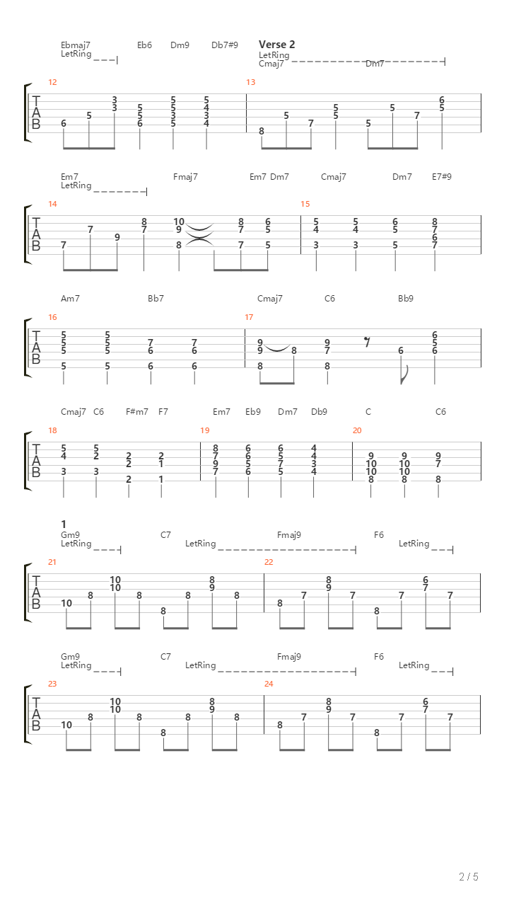 Christmas Song吉他谱