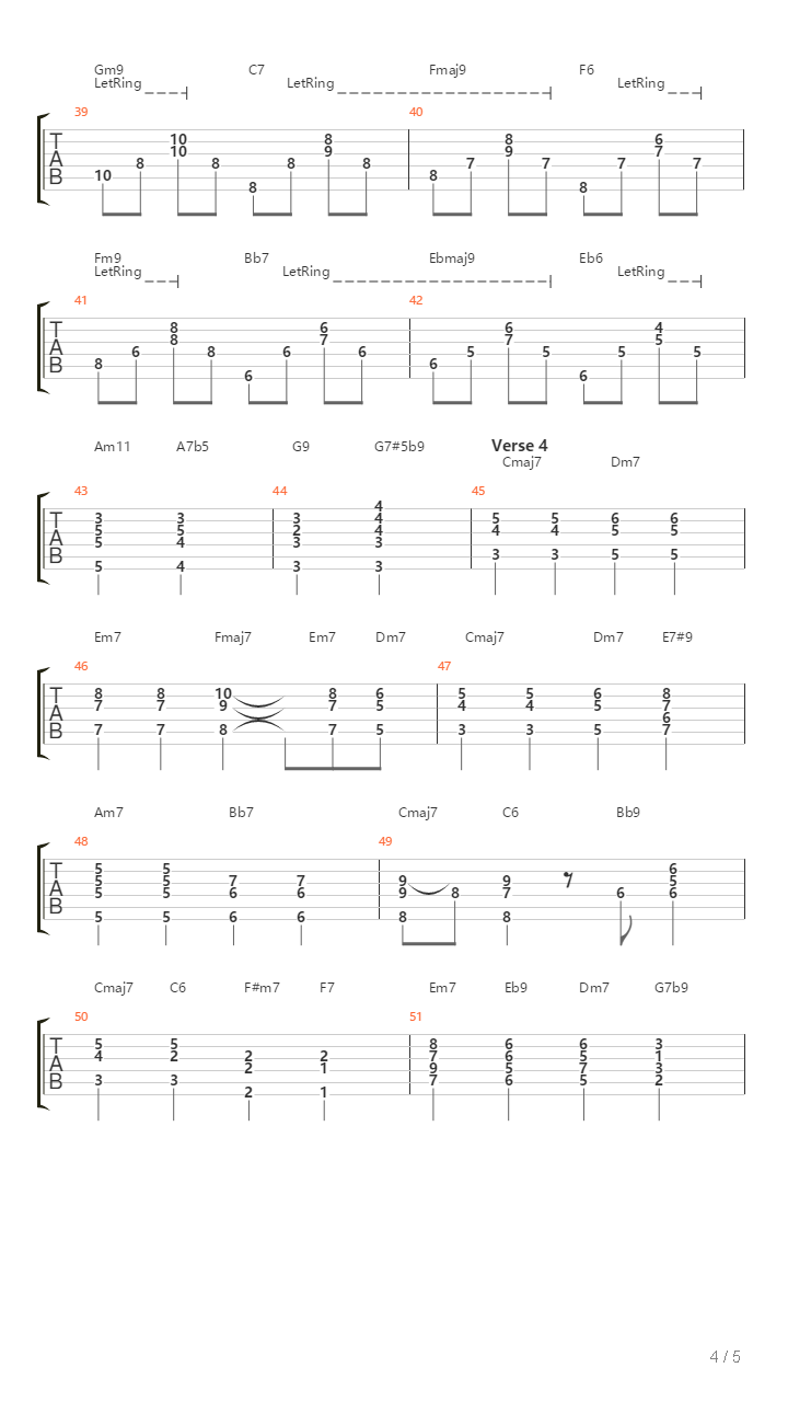 Christmas Song吉他谱