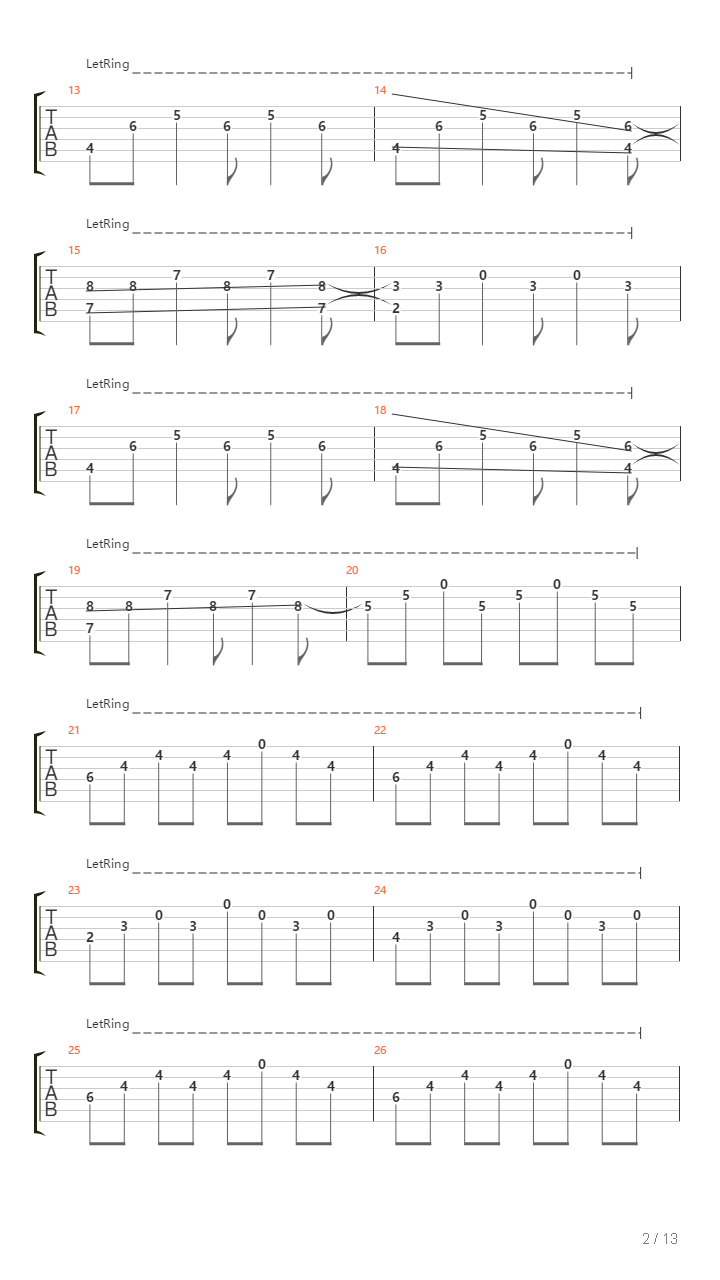 Horizon吉他谱