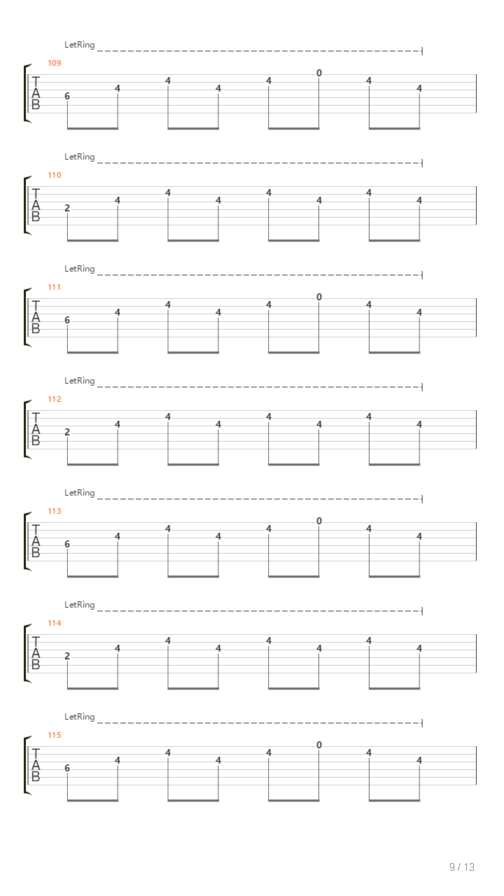 Horizon吉他谱