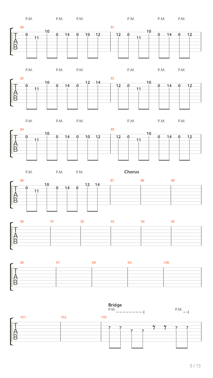 The Leap吉他谱