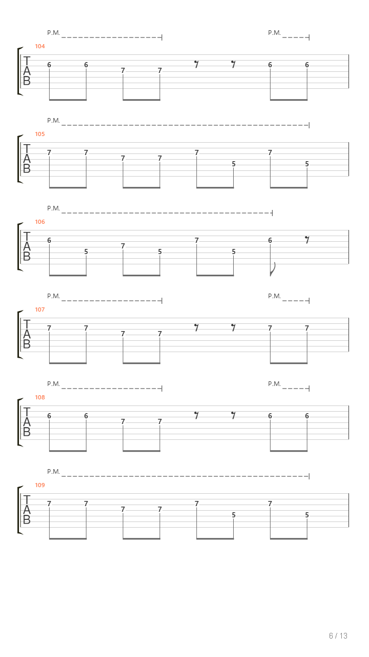 The Leap吉他谱