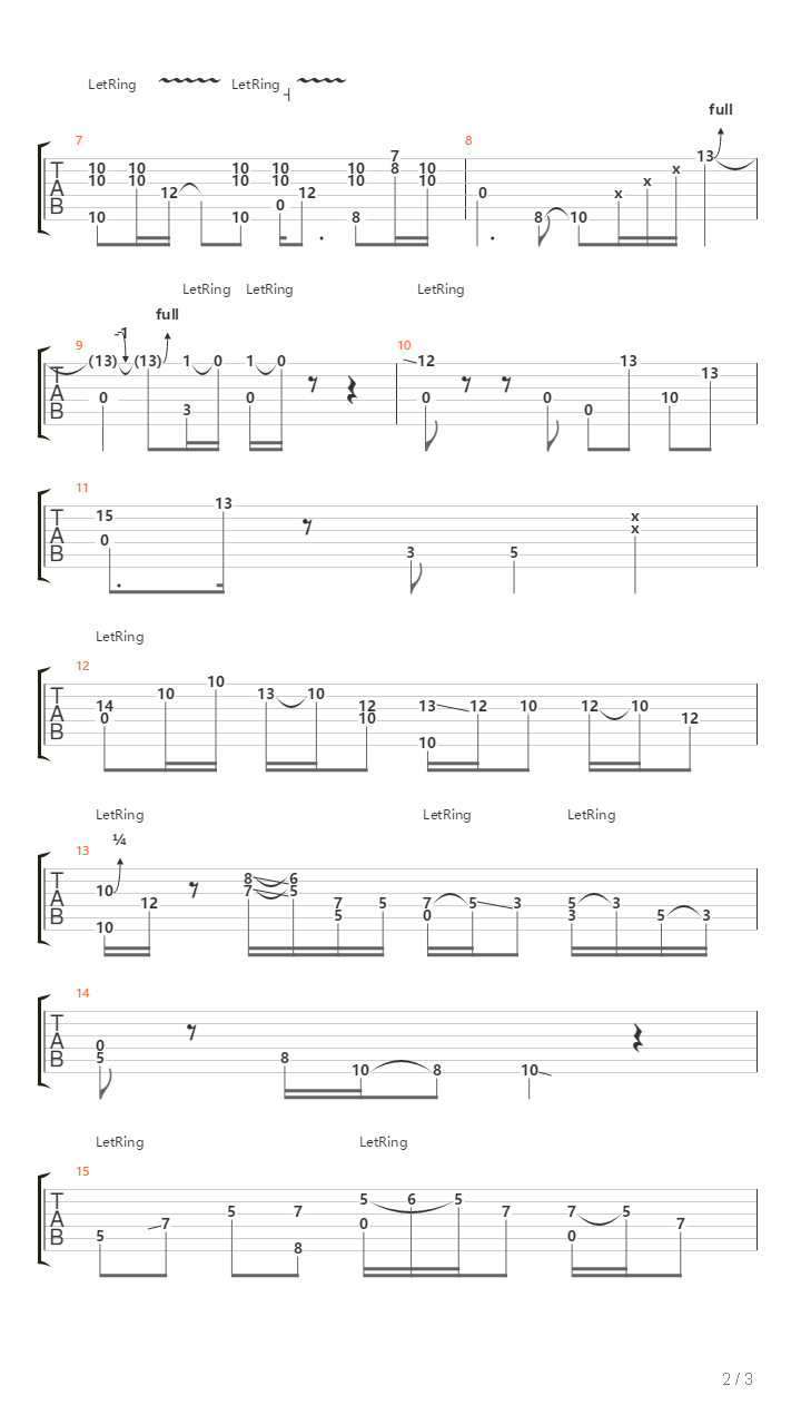 Another Brick In The Wall Part 2吉他谱