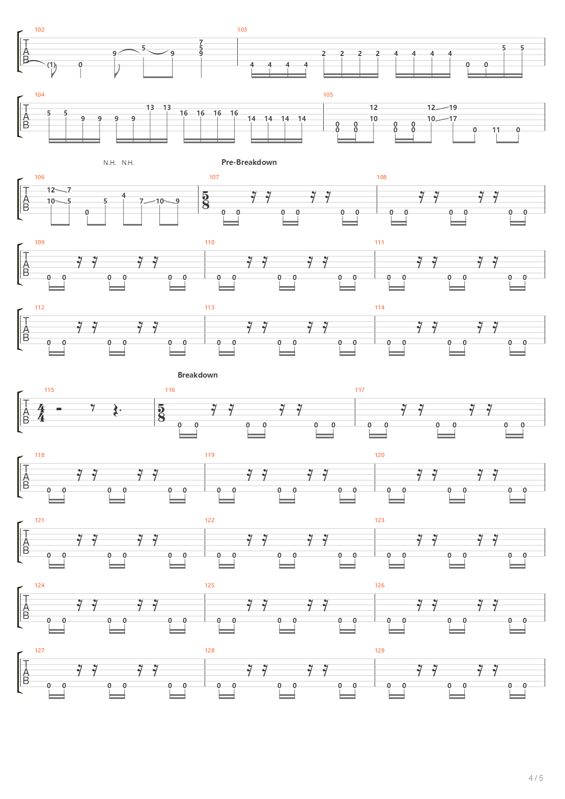 Lower Empire吉他谱