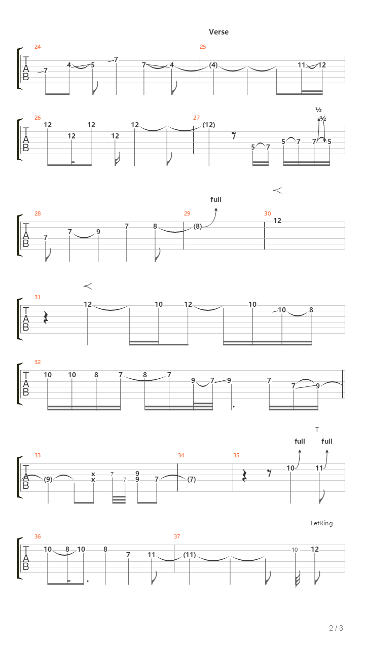 Lotus吉他谱