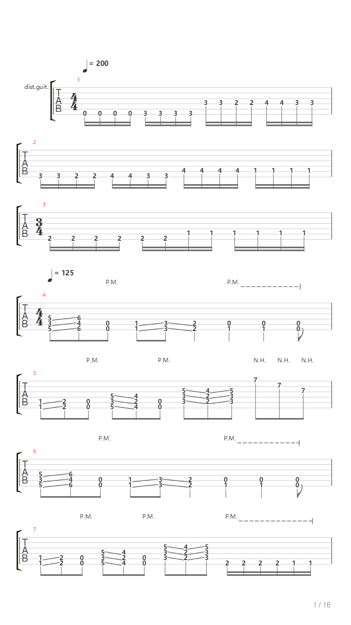 3吉他谱