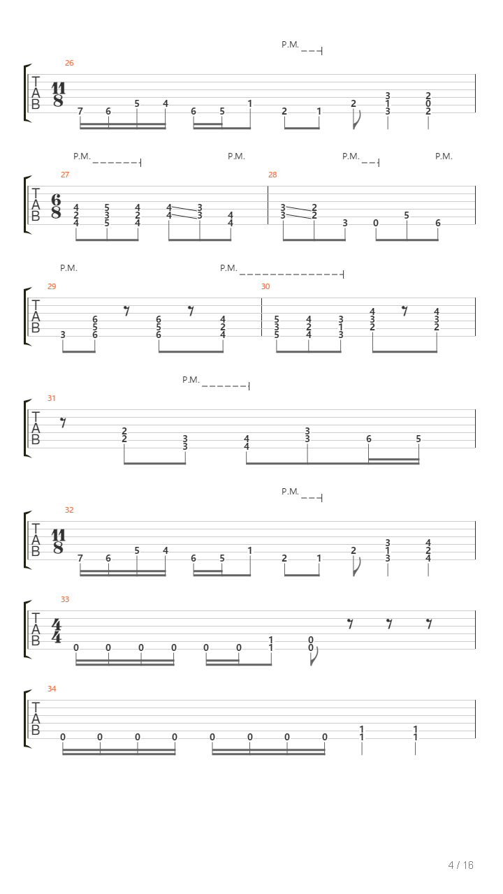 3吉他谱