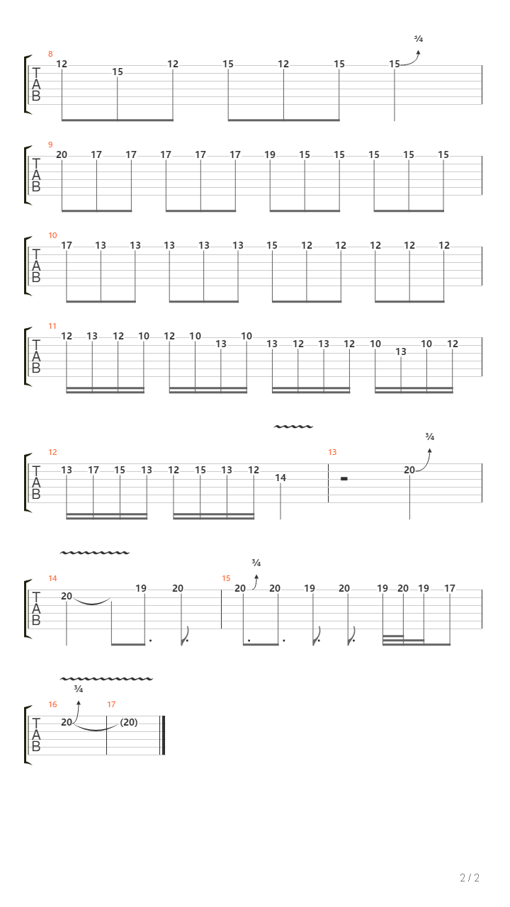 On The Run吉他谱