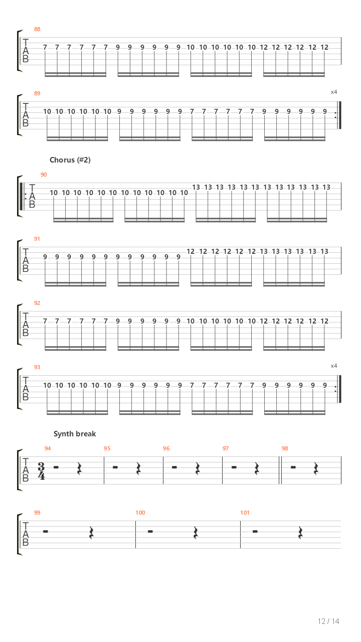 Marching Homewards吉他谱