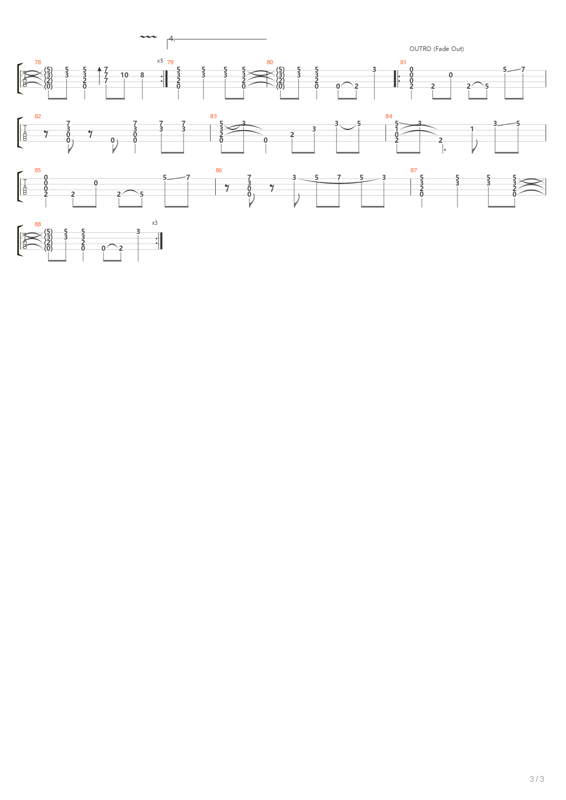 74-75吉他谱