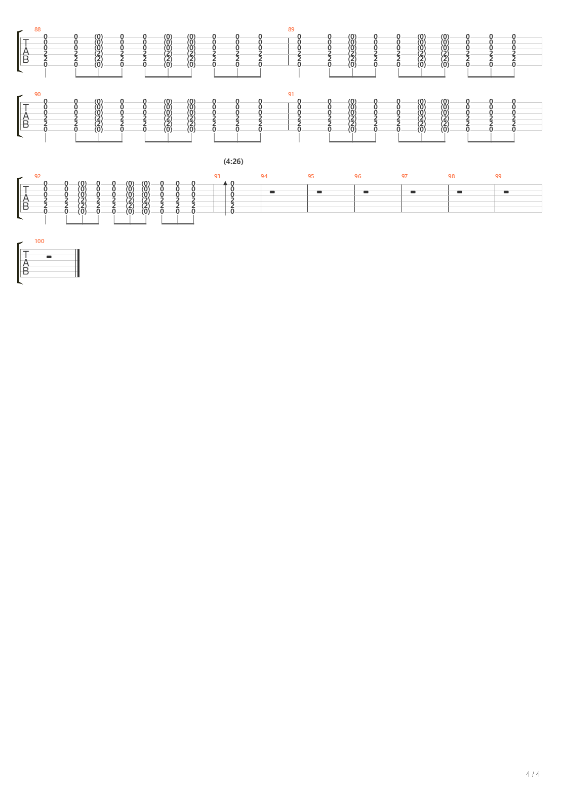 At The End Of The Earth吉他谱