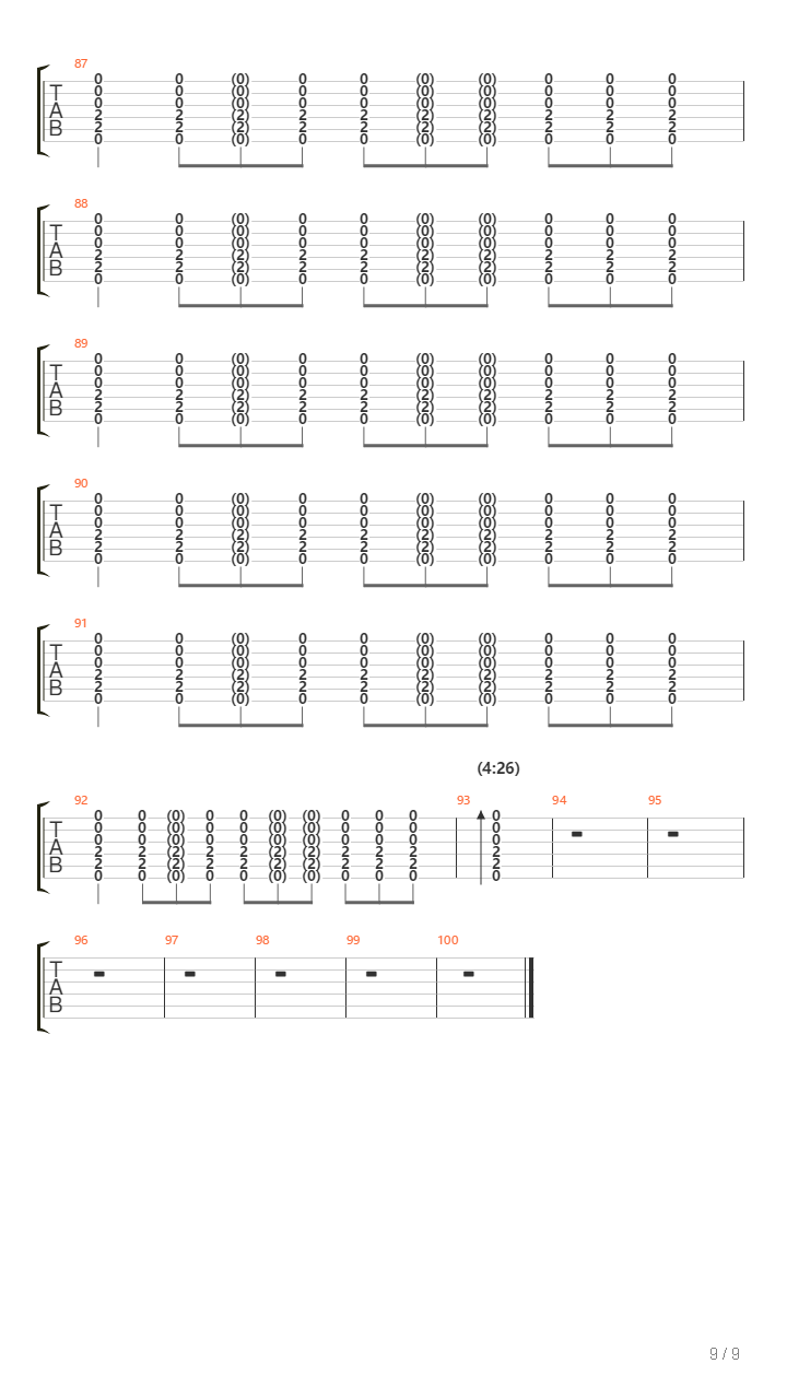 At The End Of The Earth吉他谱