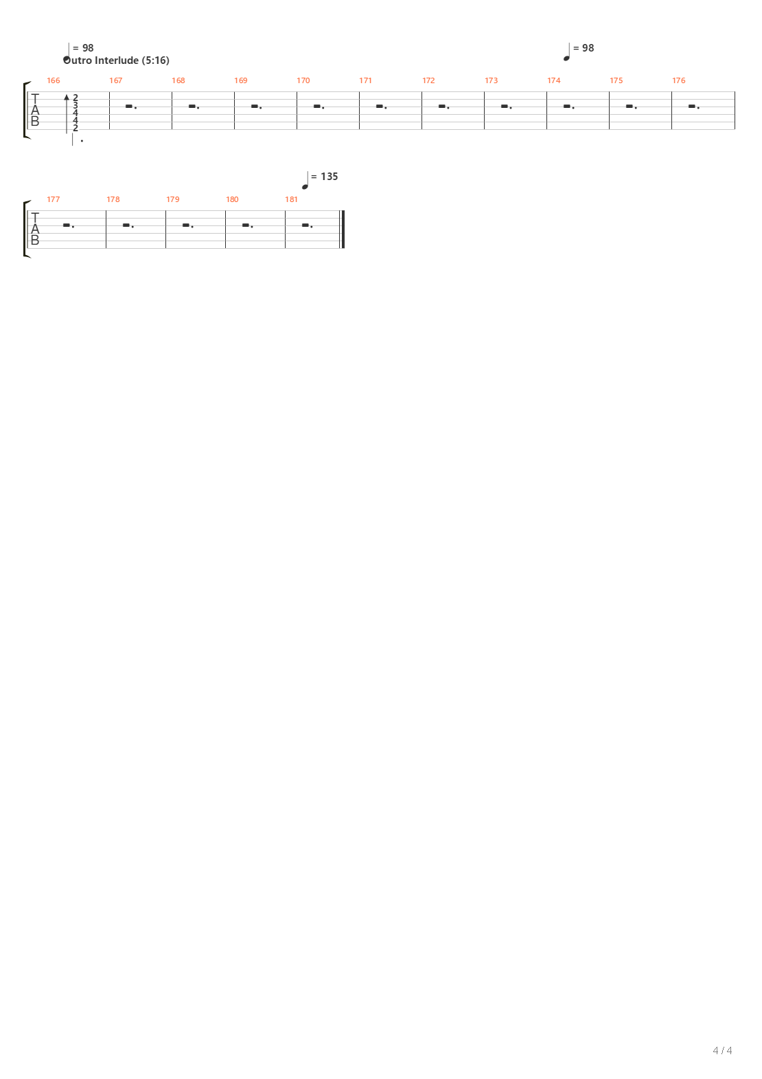 The Bitter Suite Iv And V The Congregation And The Sermon In The Silt吉他谱