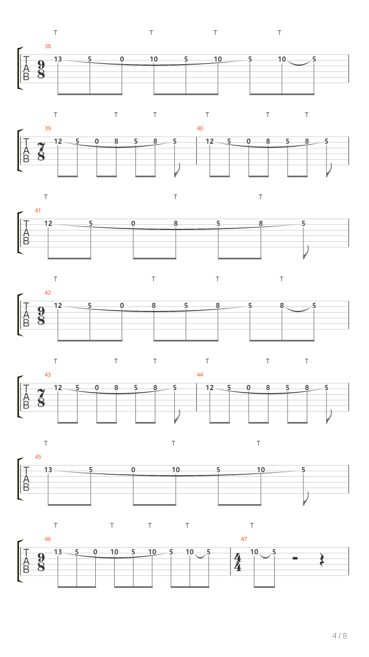 Between The End And Where We Lie吉他谱