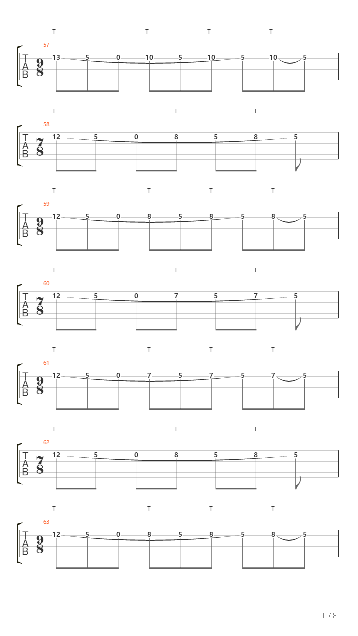 Between The End And Where We Lie吉他谱