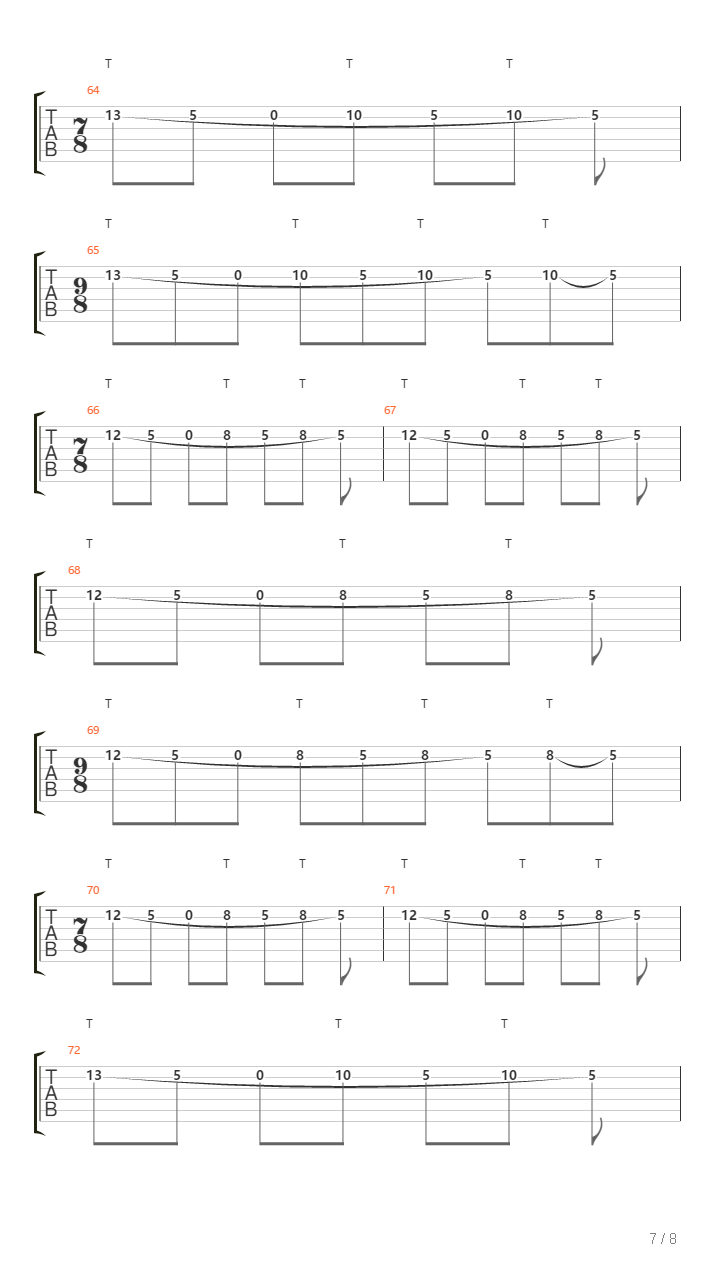Between The End And Where We Lie吉他谱