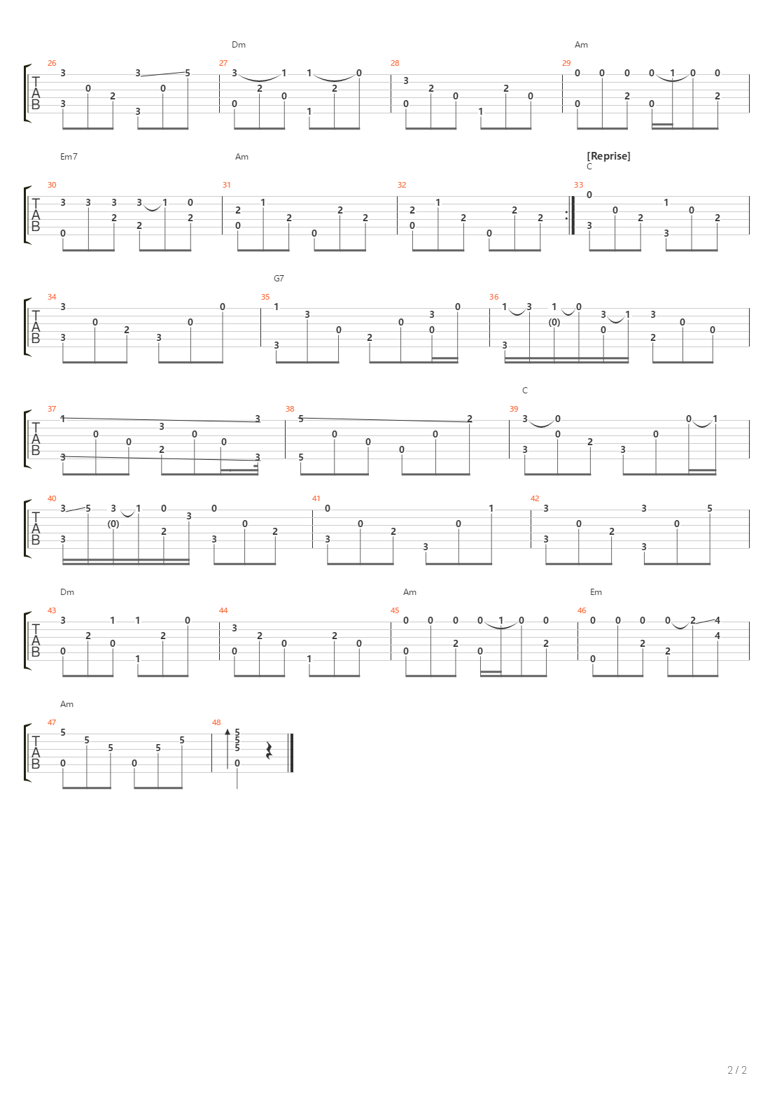 Delilah吉他谱