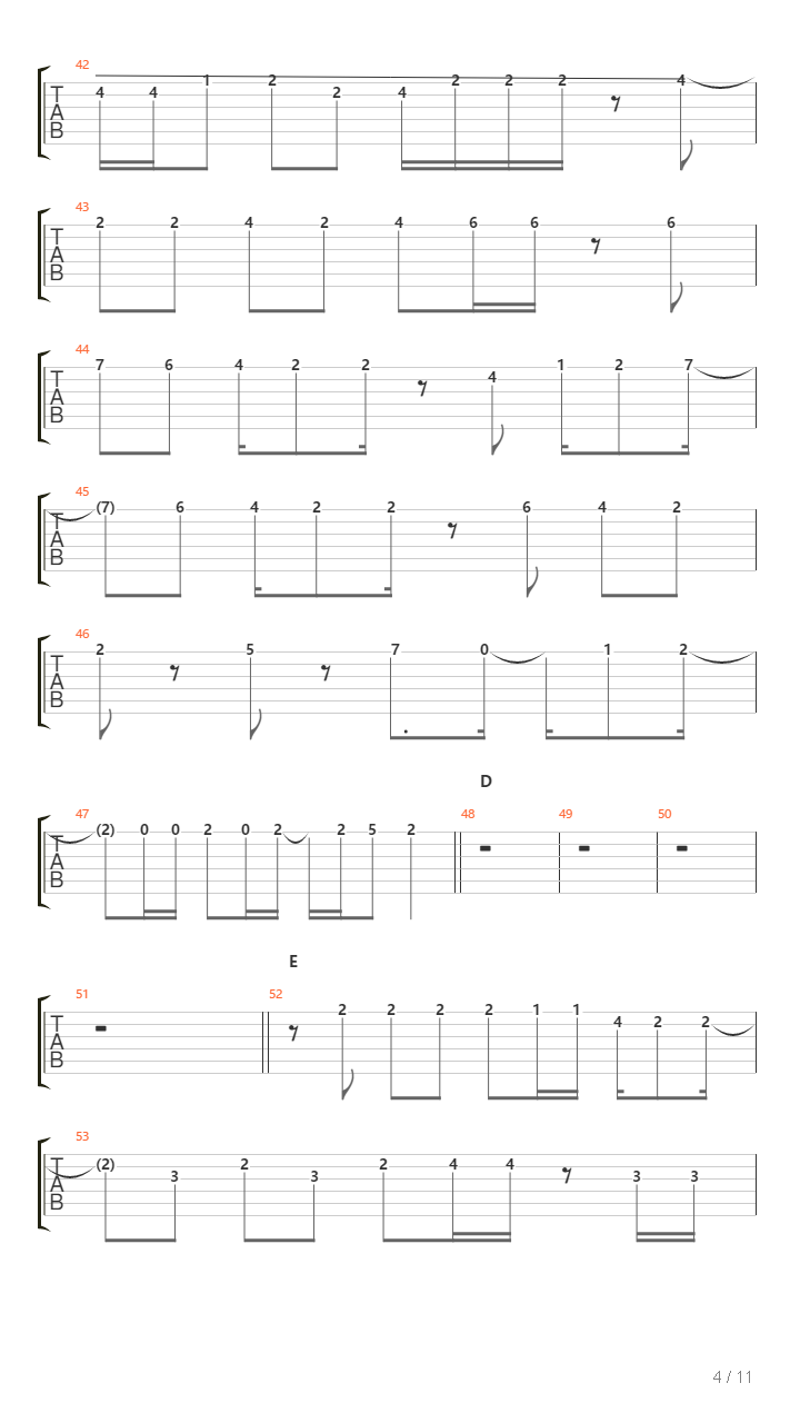 Sugar Song To Bitter Step吉他谱