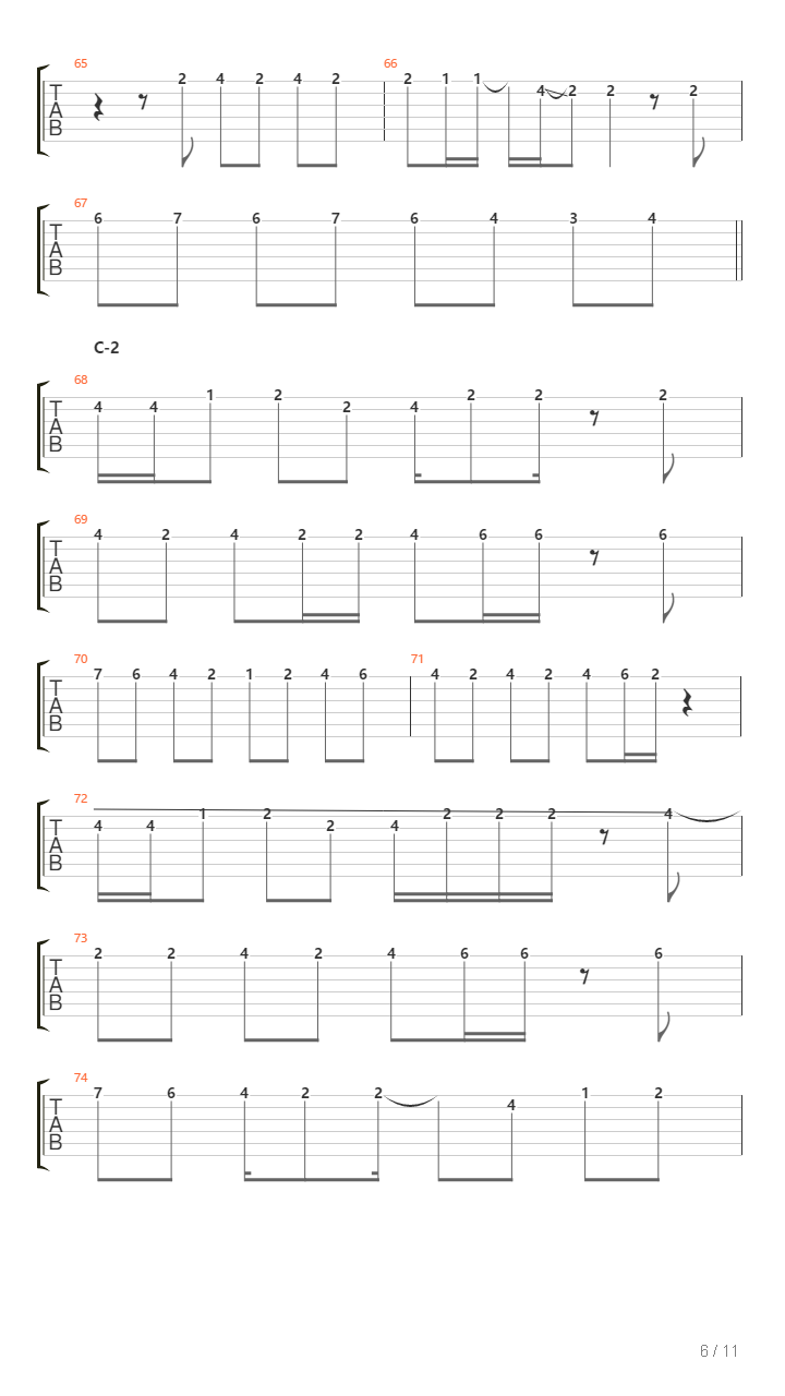 Sugar Song To Bitter Step吉他谱