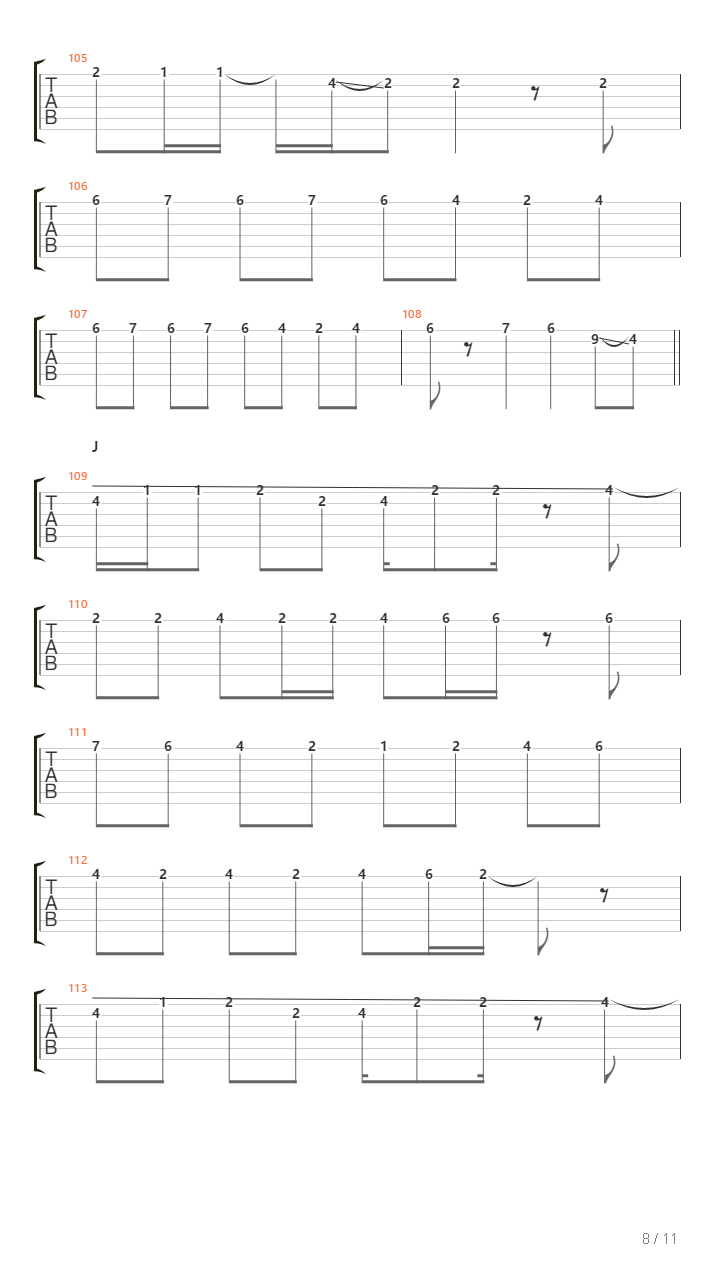 Sugar Song To Bitter Step吉他谱