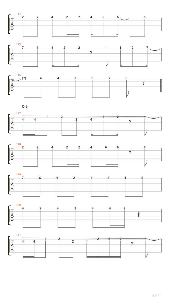 Sugar Song To Bitter Step吉他谱