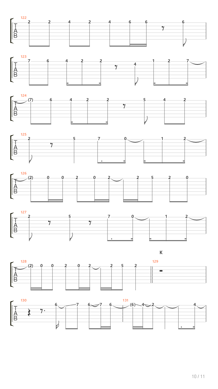 Sugar Song To Bitter Step吉他谱