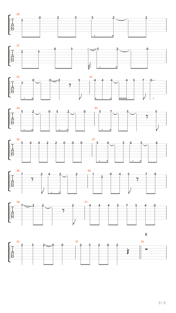 Tengoku To Jigoku吉他谱