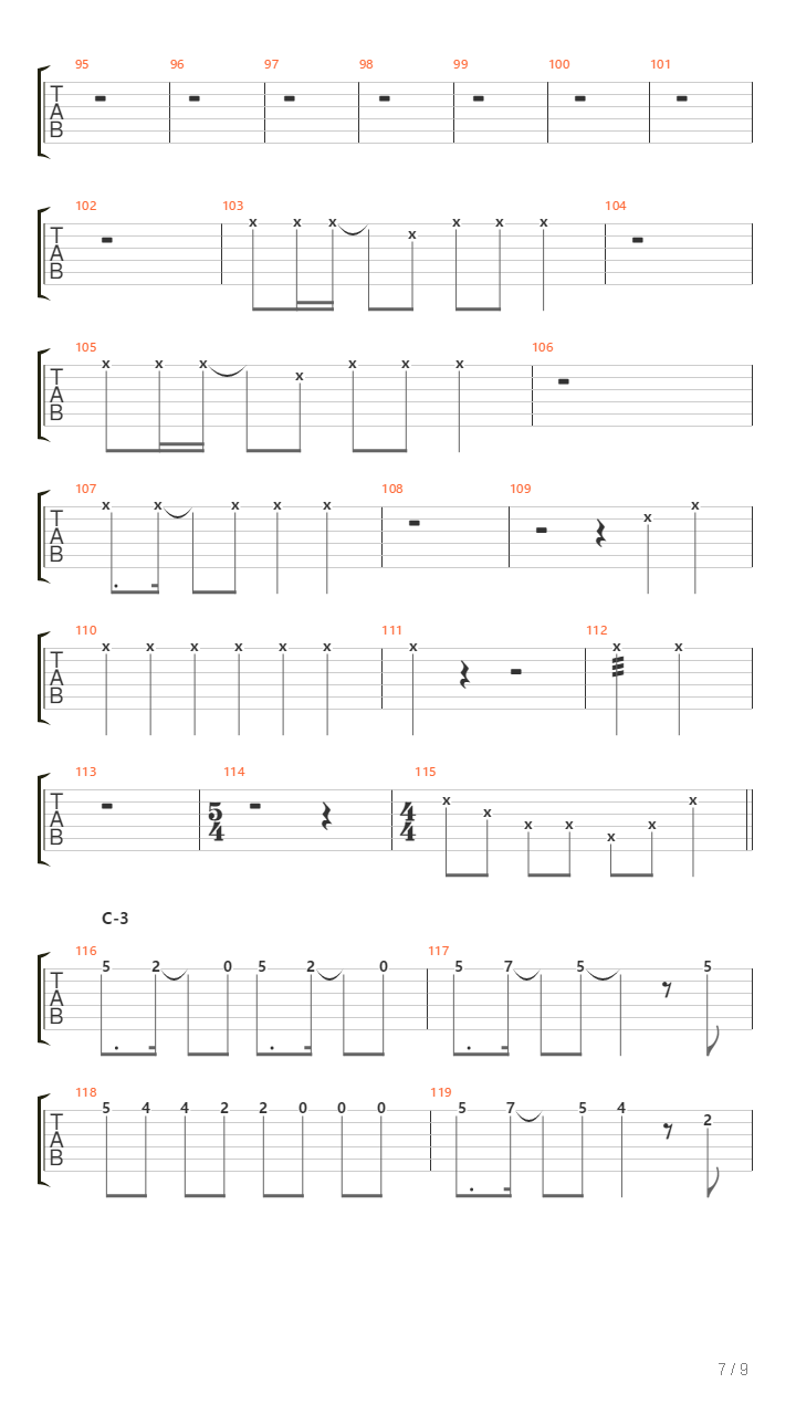 Tengoku To Jigoku吉他谱