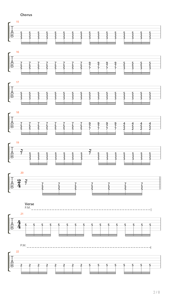 Fighting吉他谱