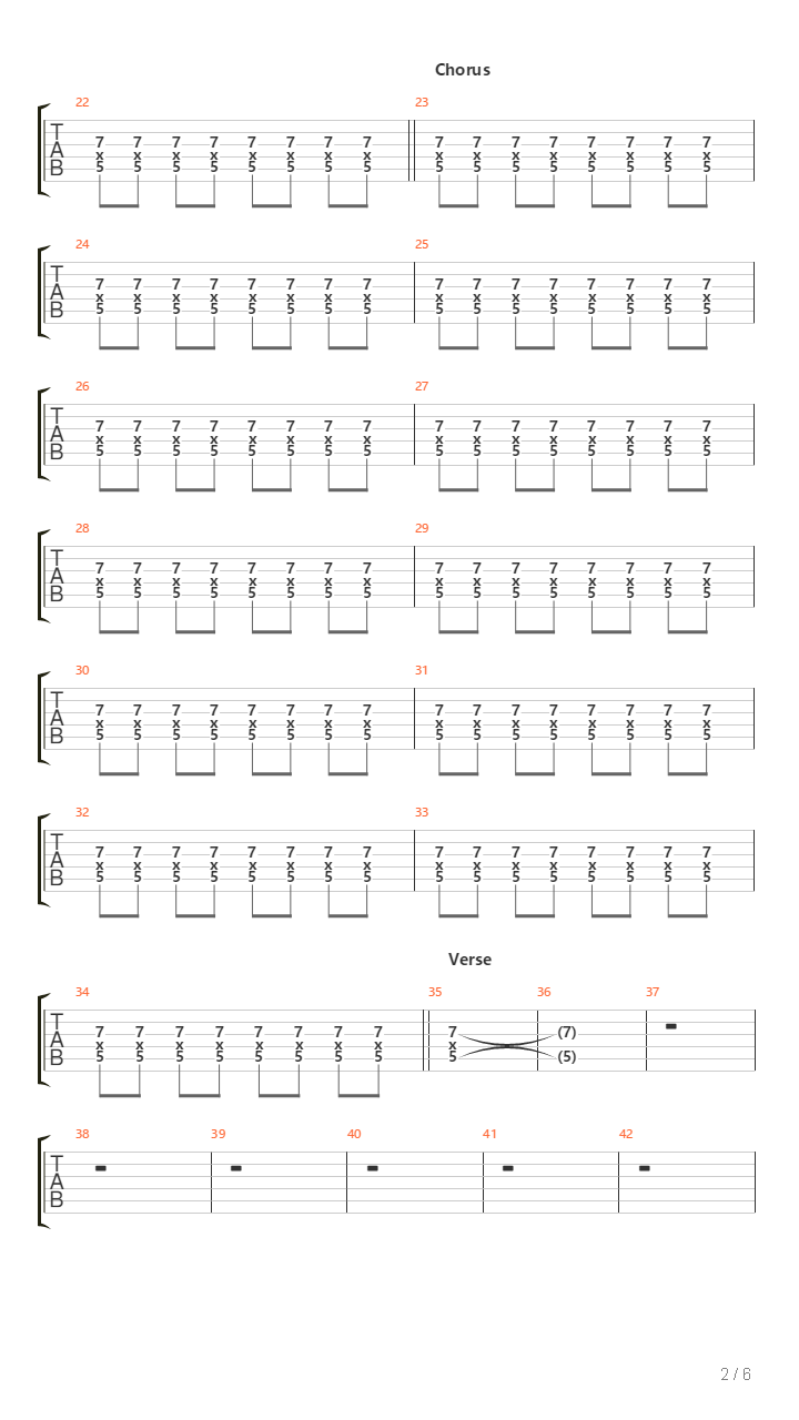 Keeper吉他谱