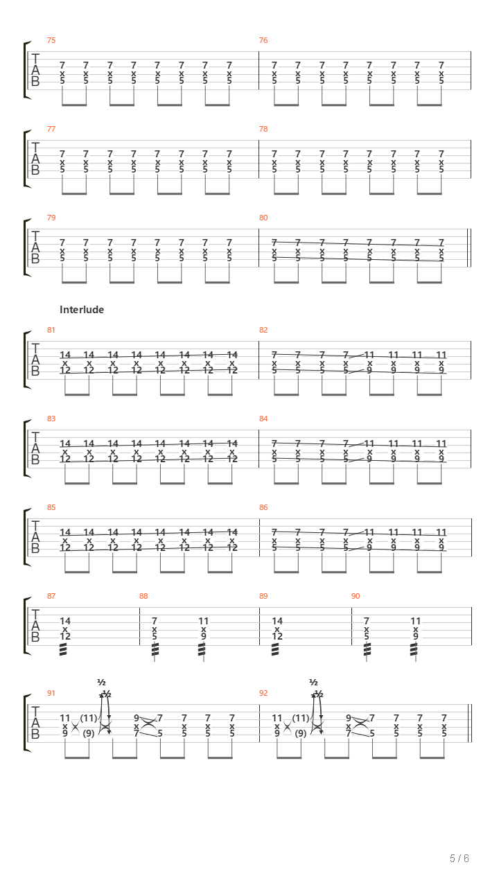 Keeper吉他谱