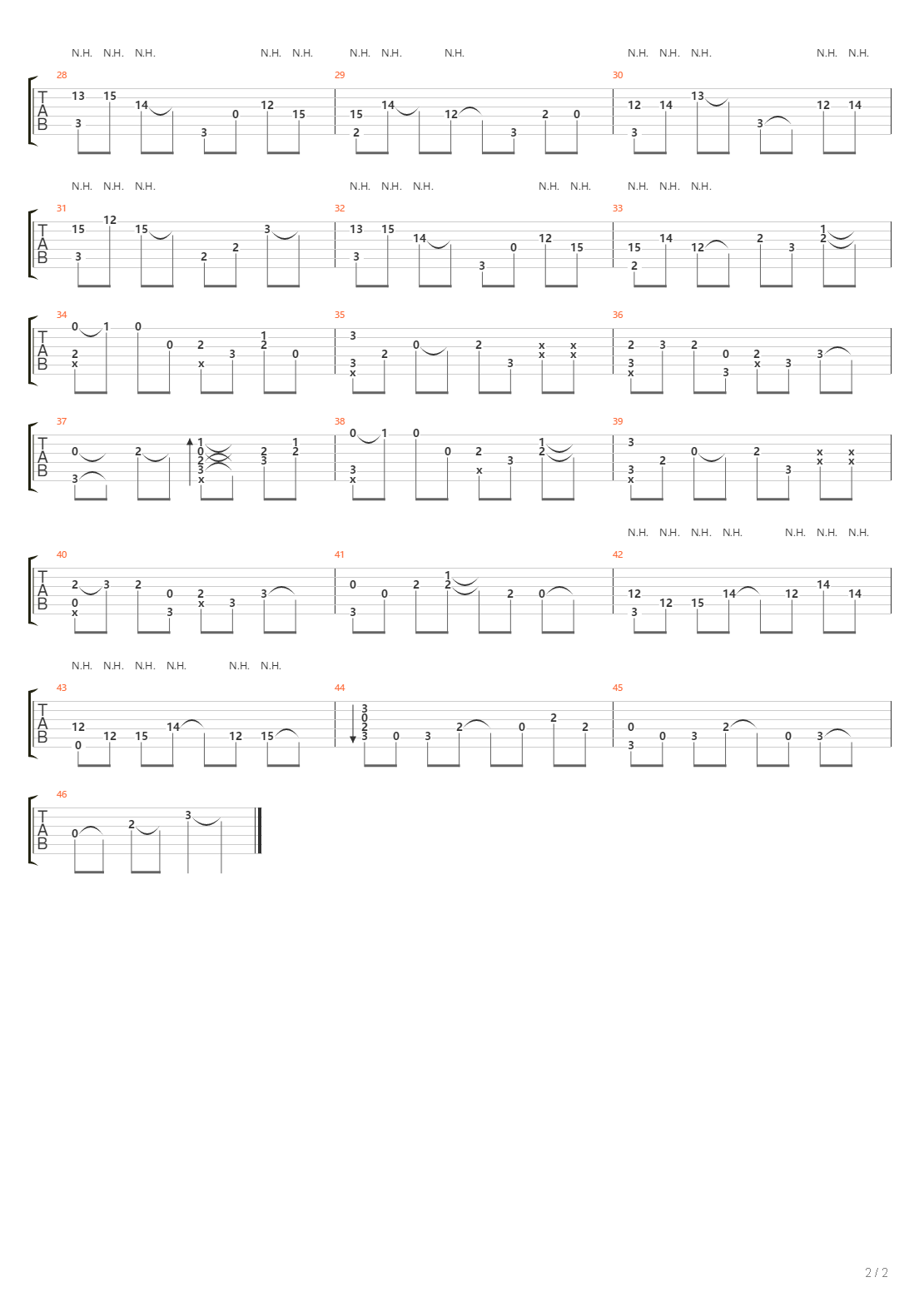 五月雨-火影忍者疾风传OST双手简谱预览1-钢琴谱文件（五线谱、双手简谱、数字谱、Midi、PDF）免费下载