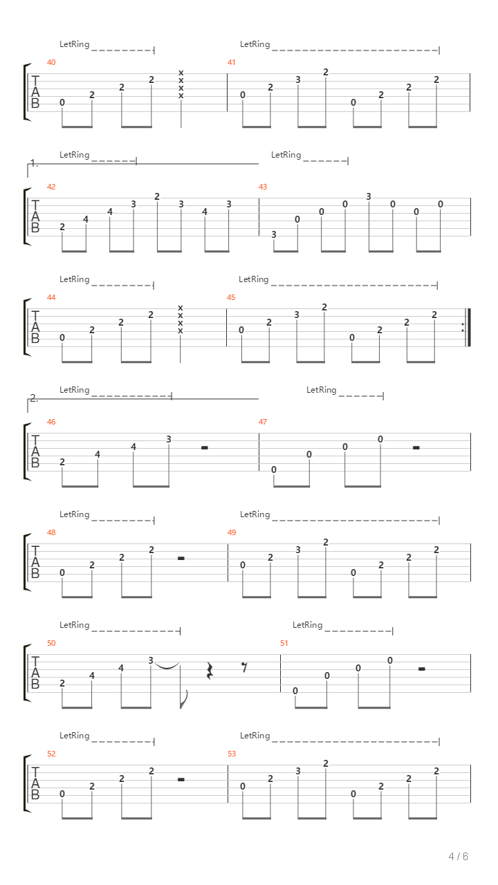 Steady Me吉他谱