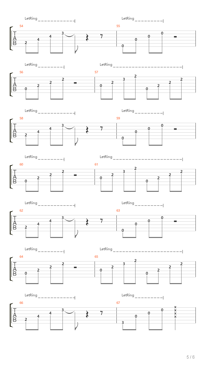 Steady Me吉他谱