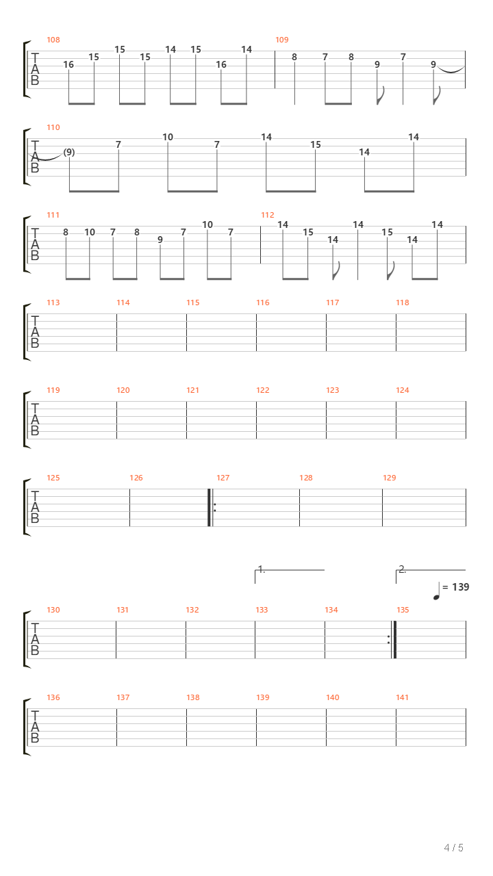 Parallels吉他谱