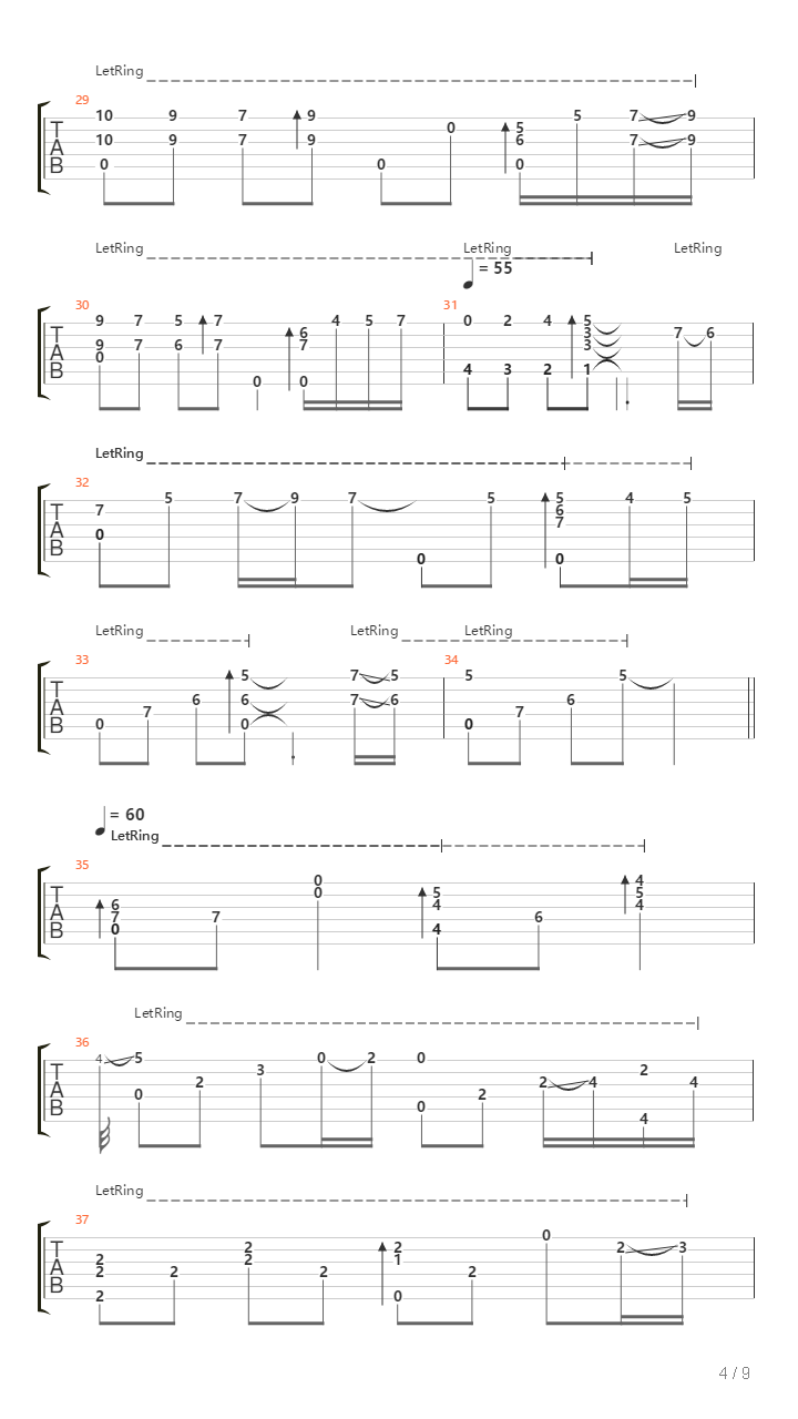 Distance 精编版吉他谱