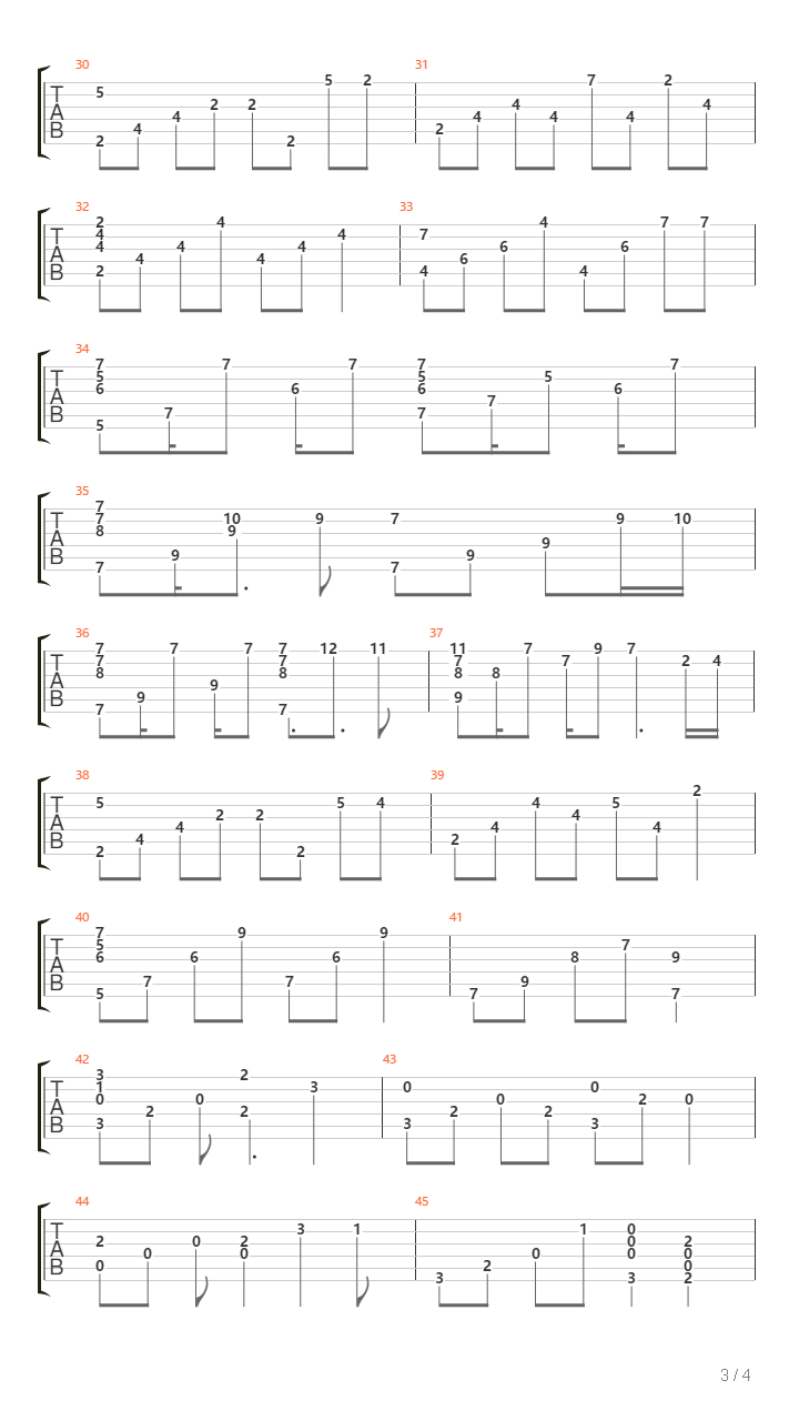 Distance -Music box Ver.-吉他谱