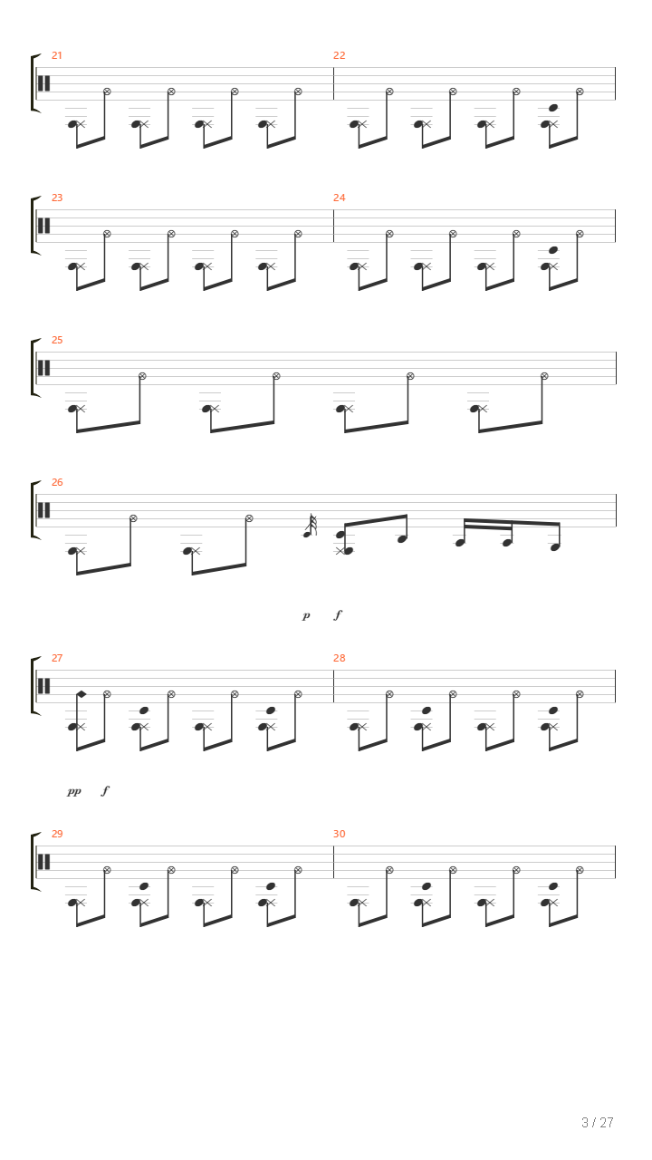 君という花(akg版)吉他谱