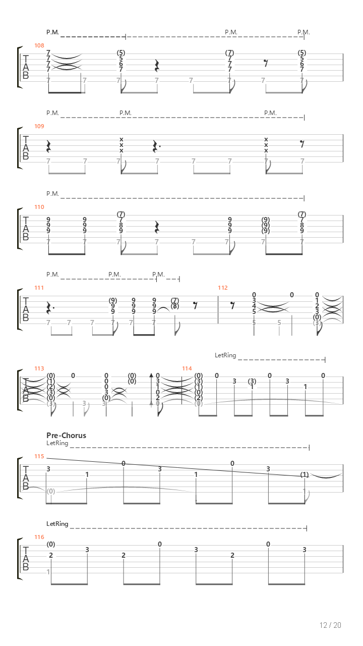 Classical Gas（另一版本）吉他谱