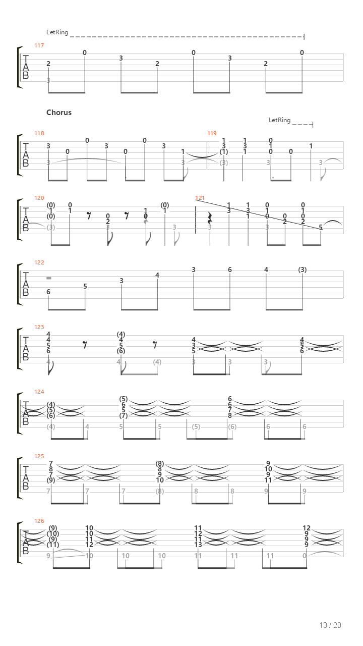 Classical Gas（另一版本）吉他谱