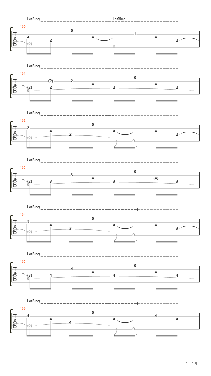 Classical Gas（另一版本）吉他谱