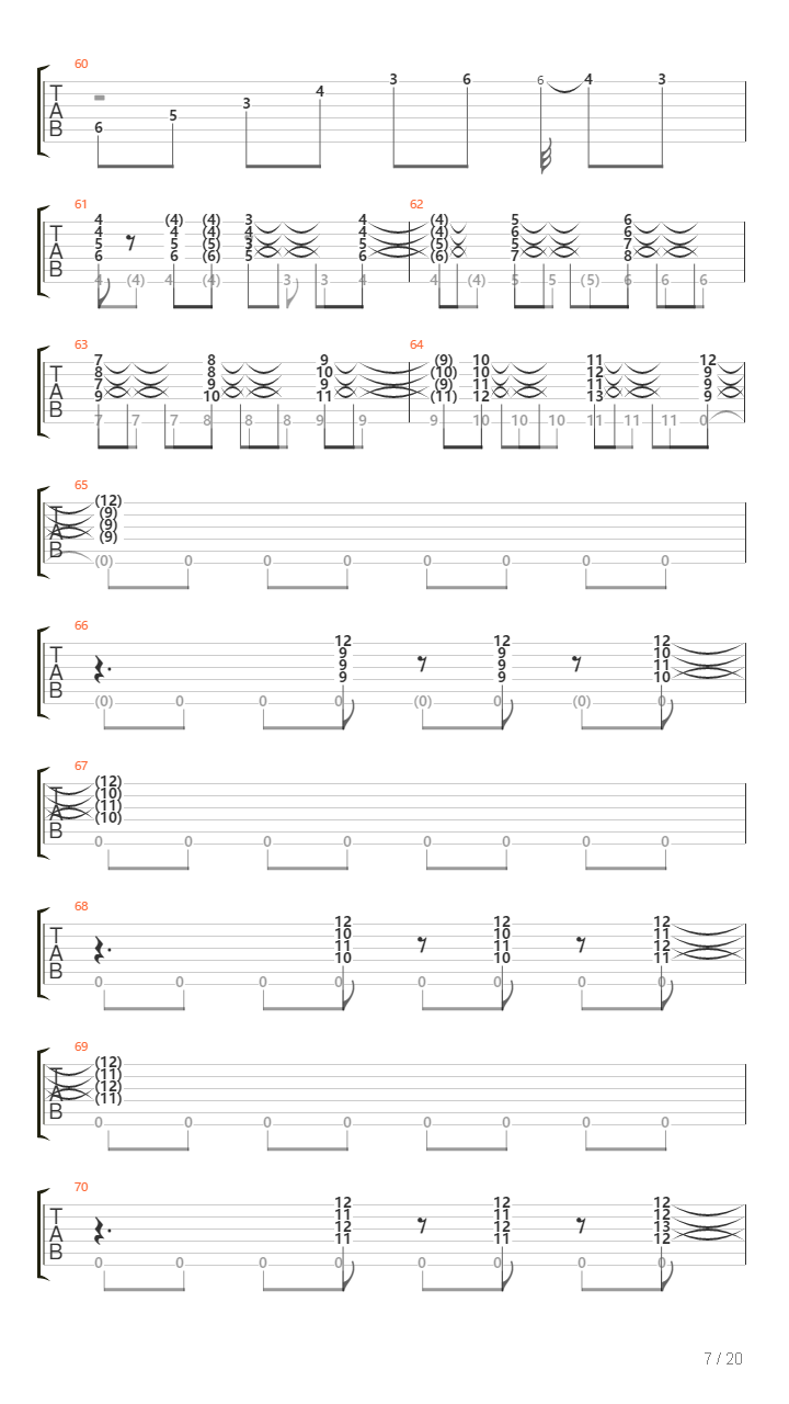 Classical Gas（另一版本）吉他谱