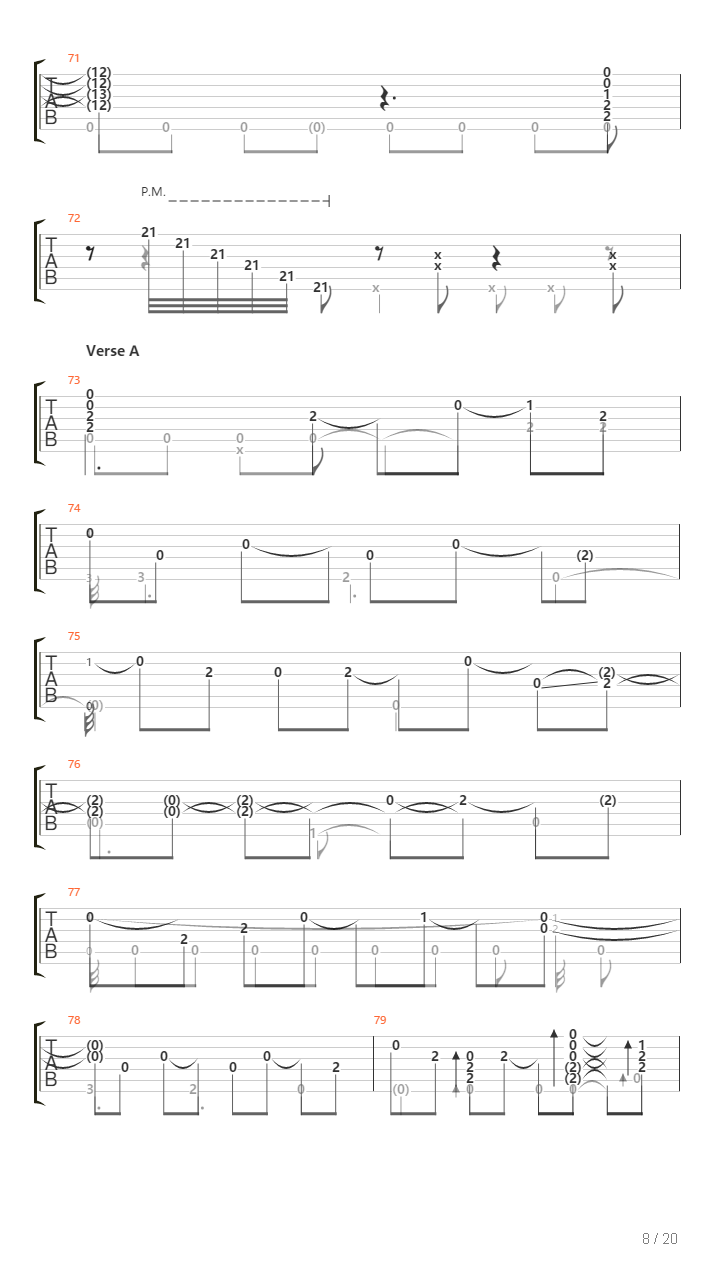 Classical Gas（另一版本）吉他谱